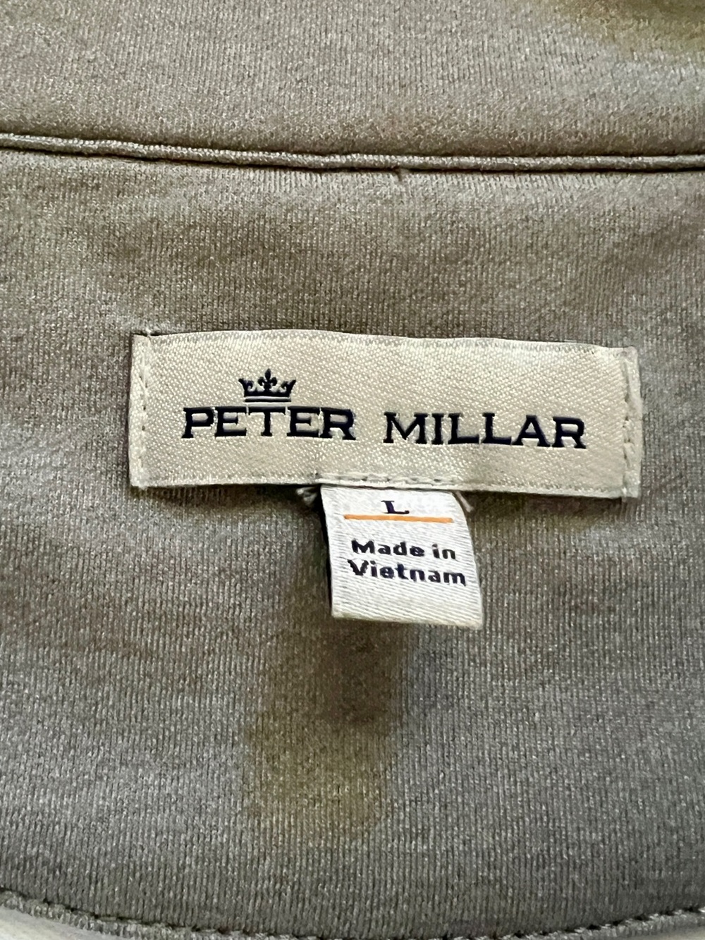 Peter Millar Alabama Crimson Tide “Perth” Performance 1/4 zip.  Large. - Picture 4 of 4